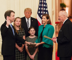 Kavanaugh Promises to 'Heed Message of Matthew 25' at White House Ceremony