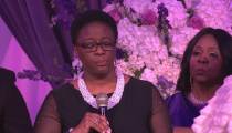 Serita Jakes Weeps With Mother of Botham Jean as Potter's House Honors Her