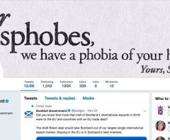 Scotland's 'dear transphobes’ Twitter banner is targeting faithful, Christian groups say