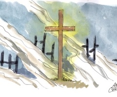 The cross that stood through the fire