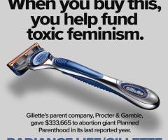 Gillette's parent company funds toxic feminism 
