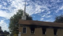 Man who burned historic black church with 'vote Trump' spray-painted on wall sentenced to prison 