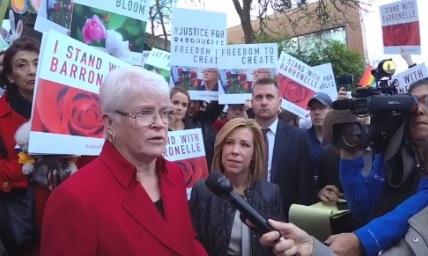 Christian florist, praying for Trump, baptism in prison
