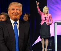 Did Paula White pray for President Trump's reelection?