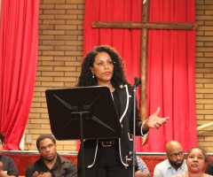 At Harlem church, Malcolm X’s daughter cites A$AP Rocky’s plight as cautionary tale