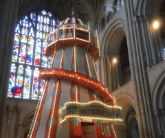 Norwich Cathedral’s helter-skelter carnival ride is a big ‘mistake,’ Queen’s fmr. chaplain says