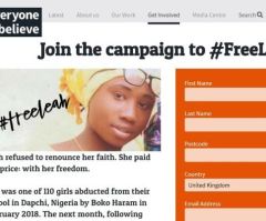 Abducted Nigerian Christian teen Leah Sharibu alive: reports