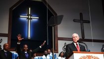 Mike Pence called ‘one of the most persecuted Christians in America’ at church MLK celebration 