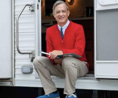 Mr. Rogers and his good book 