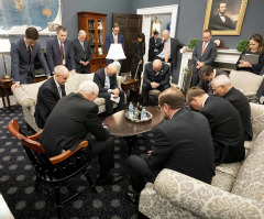 How dare VP Pence pray?