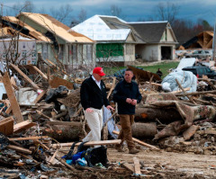 Youth pastor's 4-year-old daughter killed in Tennessee tornadoes; Trump visits devastated areas