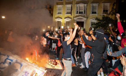 Historic St. John's Church near White House torched by rioters