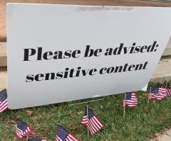 Baylor University labels conservative group's 9/11 flag display 'sensitive content'