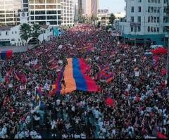 100,000 march in Los Angeles over Azerbaijan conflict with Armenians