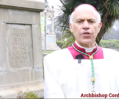 Archbishop performs exorcism where St. Junipero Serra statue was toppled 