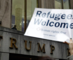 Trump lowers US refugee cap to new record low as 80 million are displaced worldwide 