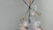 Abortion clinic tops Christmas tree with forceps