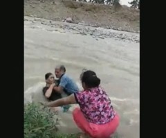 Christians swept downriver during baptism in Peru, rescued by police 