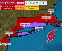 Tropical Storm Henri slams New England, causes flooding in NYC