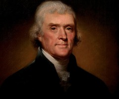 Jefferson's statue and America 