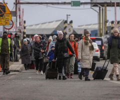 Churches near Ukraine's border shelter refugees as 1 million flee Russian invasion