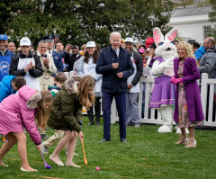 Biden omits God, Jesus while kicking off first White House Easter Egg Roll since pandemic