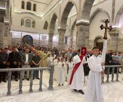 Church holds service for first time after ISIS desecrated it 8 years ago