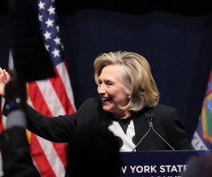 The Clintons predict the end of democracy in America if Republicans win