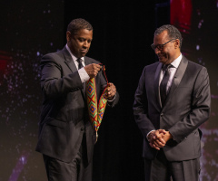 Denzel Washington honors Pastor A.R. Bernard at Museum of the Bible 'Blessing of the Elders' ceremony