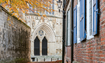 Postcard from York, where Constantine the Great was proclaimed emperor