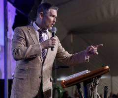 Pastor Greg Locke turns away from political controversy to cast out demons in Jesus' name