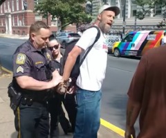 Street preacher arrested for reading Bible verses at LGBT pride event