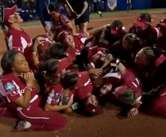 Three-time NCAA softball champs Oklahoma Sooners declare 'our life is in Christ'