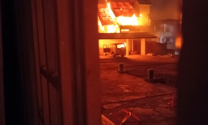 Christian family narrowly escape death as home is torched amid ethnic violence in India