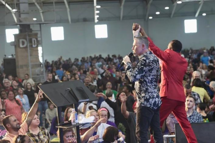 Pastor Greg Locke talks 'deliverance' from Evangelicalism at Dallas Mass Revival 