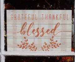 Thanksgiving series: Holiday of gratitude without distraction 