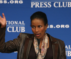 Muslim-turned-atheist rights activist Ayaan Hirsi Ali says she is now a Christian