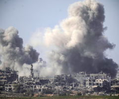Dozens killed by Israeli airstrikes on schools, refugee camp in Gaza, Hamas says