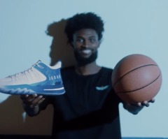 NBA player releases first basketball sneakers with visible Bible verses 