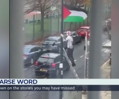 British man wearing Crusader gear attacked after taking down Palestinian flag in London neighborhood