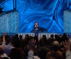 Joel Osteen weeps during prayer for 7-year-old boy shot in the head at Lakewood Church 