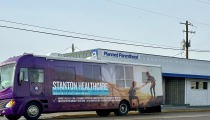 Pro-life mobile clinic parked beside Oregon Planned Parenthood facility gets local support