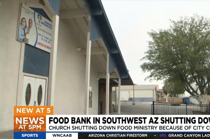 Arizona church sues after city halts food ministry that fed families in need
