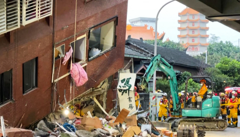 Taiwan hit by strongest earthquake in 25 years; at least 9 dead, hundreds injured