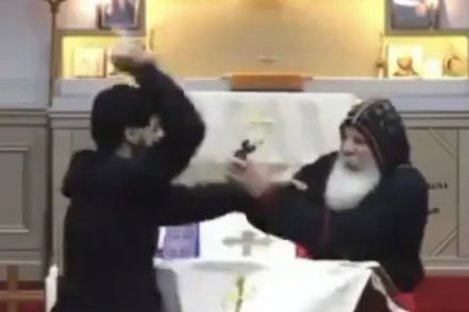 Assyrian bishop who was stabbed while preaching forgives attacker 