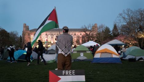 Northwestern professor tells students at anti-Israel protest journalism 'not about objectivity'