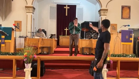 Man claims God told him to shoot pastor during service but gun jammed
