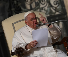 Pope Francis draws accusations of heresy for claiming humans 'fundamentally good'