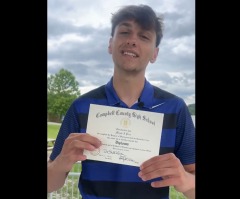 High school student's diploma delayed for telling classmates to find Christ in graduation speech