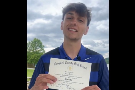 High school student's diploma delayed for telling classmates to find Christ in graduation speech
